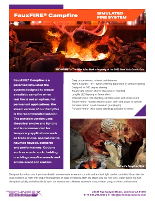 FauxFire Campfire